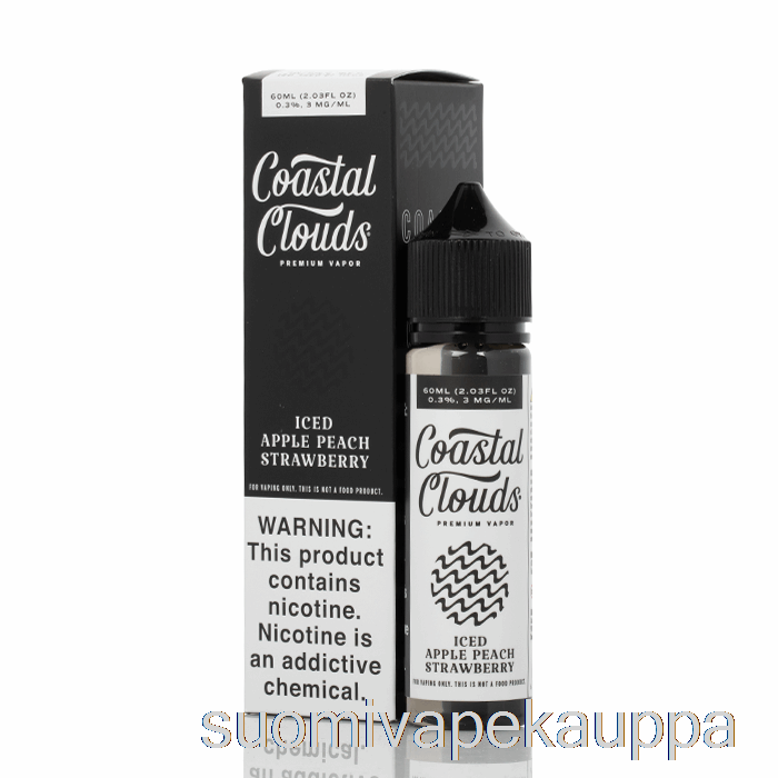 Vape Kauppa Ice Apple Persikka Mansikka - Coastal Clouds Co. - 60 Ml 6 Mg